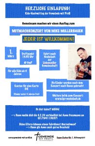 Kinder Konzert mit Mike Müllerbauer