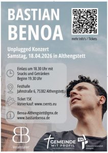 BASTIAN BENOA Unplugged Konzert @ Festhalle Althengstett